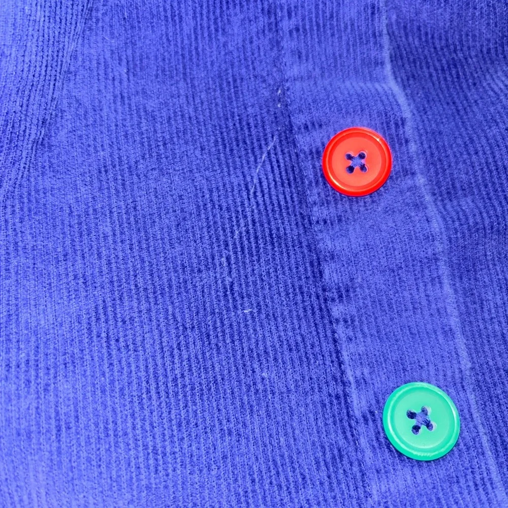 Mini Boden Button Front Corduroy Skirt - Picture 2 of 10